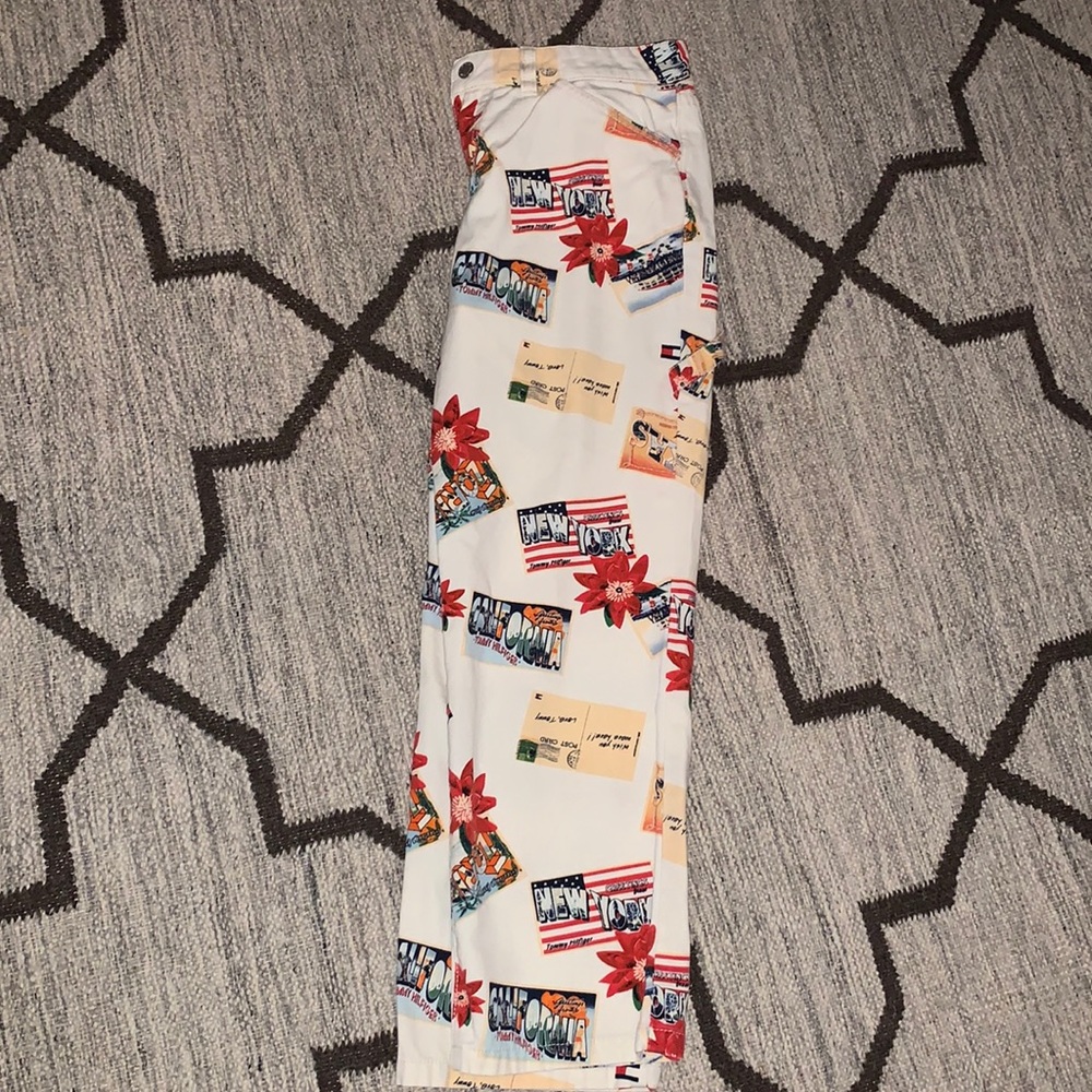 Vintage Tommy Hilfiger Postcard Printed Capri Pant